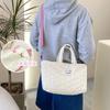 Bolsa Tote Dopamina Colorida para Mujer, Versátil, Correa de Hombro Ajustable, Bolso Cruzado con Cierre para Otoño Nuevo