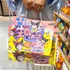Bolsa de Cartón Rígido Estilo Nuevo de Mezclilla Shin-Chan, Bolsa de Hombro de Gran Capacidad, Bolsa de Almacenamiento, Versión Engrosada Linda de Navidad Crayon Shin-Chan