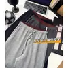 Esconder a carne nota máxima! Calça casual de corte reto com cós elástico, color block patchwork, para mulheres com silhueta em pera, emagrecedora, versátil, com bom caimento e perna larga