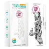 Manga de Diente de Lobo de Cristal Dragón Volador Elefante Volador Control Remoto Inalámbrico Manga Vestible Manga de Vibración Extendida para Adultos