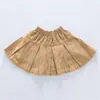 Conjunto de Peça Única Camisa de Manga Longa Calças Saia Curta Primavera e Outono Estilo Universitário Camisa Britânica Roupa Infantil Meninos e Meninas Uniforme Escolar Roupa de Classe