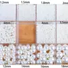 Perlas no porosas de varios tamaños, Perlas redondas, Cuentas pequeñas no porosas con forma de arroz, Cuentas sueltas para joyería, Materiales para accesorios de ropa