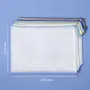 Bolsa para documentos a4 cremallera bolsa transparente para guardar archivos bolsa de clasificación de temas bolsa de gran capacidad impermeable para documentos de examen