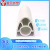 Perfis de PVC Peças de Extrusão Triangular Perfis Extrudados de PVC Especificações de Cor Podem Ser Feitas de Acordo com Desenhos Sob Solicitação