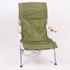 Cadeira Dobrável de Alumínio para Exterior com Encosto Alto Sea Dog Chair Cadeira Dobrável Portátil para Camping Cadeira de Praia Cadeira Sea Dog Externa