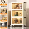 Instalación Gratuita Gabinete Plegable de Almacenamiento Hogareño Sala de Estar Cocina Gabinete para Juguetes y Snacks Gabinete Plegable de Almacenamiento Transfronterizo