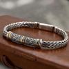 Pulseira masculina Yuhong tecida à mão com quilha, personalidade criativa retrô, alto senso de nicho, presente para casal, direto da fábrica