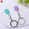 Colgante llavero de tortuga de resina redondo material para abalorios DIY hecho a mano para decoración de bolsos de amigos y parejas accesorios