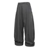 Ropa Vintage 2025 Otoño Nuevo Diseño Retro Japonés Marca de Moda Pantalones Casuales con Caída para Hombre Sueltos de Pierna Ancha