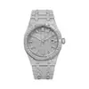 Reloj Mecánico Automático Completo Popular para Hombre de Acero Inoxidable con Moissanita Lujo Moissanita Moda Hip-Hop para Hombres