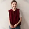 Nuevo Suéter de Cachemira Pura para Mujer Otoño e Invierno, Chaleco Grueso con Capucha, Cárdigan de Capas con Cremallera Doble, Prendas de Punto