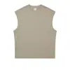 Código europeu 270G colete sem mangas de marca grande estilo rua INS solto colete de lazer masculino e feminino base de neblina camiseta