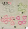 Hecho a mano Bricolaje Corea del Sur accesorios para el cabello infantil teléfono móvil belleza beige 10MM cuentas corazón de melocotón material para joyería