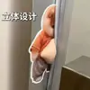 Filhote de Shiba Inu Barriga Humana Esfregando Diversão Adesivo Anti-Colisão Fofo Criativo Descompressão Carro Decoração de Casa Maçaneta Amortecedor de Choque