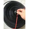 Accesorios para invernadero de película negra para sala de cultivo, alambre para sujetar película, cuerda para sujetar película, correa de sujeción de película de poliéster blanca, tira de sujeción