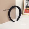 Diadema de Satén Estilo Coreano con Acolchado de Esponja Grueso para una Corona Alta, Accesorio para el Cabello de Moda para Mujeres, Esponjosa y Elegante para Salir