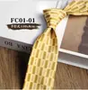 Gravata Impressa Estilo Retro Hong Kong 8cm Amarrada à Mão para Casamento Masculino, Apresentação, Uso Diário, Acessórios para Terno Formal