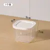 Caixa de Armazenamento, Micro-ondas, Caixa Transparente para Conservação de Frutas, Caixa Selada à Prova de Vazamento para Geladeira, Armazenamento Selado de Alimentos, Frutas, Refeições Frias