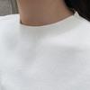 Envío Gratis, Textura Fresca Nueva Colección Primavera y Verano 2024 Bolso de Hombro Elegante Suéter Delgado Camiseta de Manga Corta Top Pulóver para Mujer
