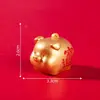 Micro-paisaje creativo árbol del dinero de Año Nuevo bolsa de la suerte decoraciones DIY accesorios dorados mini escritorio coche pequeños adornos