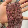 Piedra natural pequeña de azúcar de 2 mm y 2,5 mm, cubo facetado, cuentas sueltas, pequeñas cuentas de arroz, cubo de Rubik, accesorios de joyería