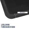 Cojín de silla PU cuero artificial antideslizante antiadherente pelo fácil de limpiar tapete para suelo estilista de cabello barbería especial para salón