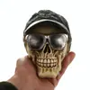 Caveira Esqueleto Enfeites de Casa Artesanato de Caveira de Resina Halloween Adereços Completos Molde Médico Esqueleto
