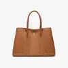 Bolsa de Jardim de Couro Bovino de Primeira Camada Fashion Grande Capacidade Versátil Bolsa de Ombro de Mão Bolsa Transversal para Mulheres Modelo Novo de Primavera