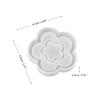 Bricolaje Cristal epoxi estrella rayada flor calabaza Coche Casa de caramelo llavero colgante arena movediza molde de silicona venta al por mayor