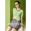 Ropa Única/Camisa de Diamantes Estrella Ambicionista de Belleza 345 Adornos de Diamantes 410 Lentejuelas Bordadas Cardigan Fresco de Lyocell