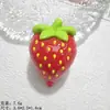 Cor Sólida Fruta Abacaxi Morango Resina Acessórios Cola Creme DIY Artesanal Acessórios de Cabelo Fivela de Sapato Chaveiro Materiais Atacado
