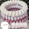 Cuerda para el pelo de chica coreana de alta calidad, con diseño de puntos de ola de uva y coco, para verano, fresca, versátil, para uso diario, duradera