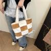 Bolso de Peluche para Mujer, Nuevo Estilo Verano 2026, Bolso Tote Suave y Esponjoso, Bolso de Hombro de Gran Capacidad, Bolso Grande para Debajo del Brazo