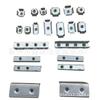 Venta al por mayor de fábrica dientes de revestimiento de hierro tapón de tubo de hierro tapón de tubo conector de tubo cuadrado herrajes piezas de estampado