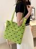 Bolso de Hombro Ins de Estilo Japonés para Mujer, Bolso de Mano Literario Perezoso de Lona, Viaje, Gran Capacidad, Estudiante, Bandolera