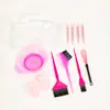 Set para teñir el cabello, Mezclador de tinte para el cabello, Permanente de salón de peluquería, Cepillo para mechas, Orejeras, Posicionamiento de partición, Pinza de cocodrilo, Guantes y chal