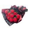 Ramo Tejido de Lana Girasol Margarita Flor Artificial Nomeolvides Rosa Crochetada Tulipán Flor Artificial Producto Terminado