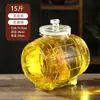 Jarra de Vino con Grifo, Botella de Vino Especial, Botella de Vidrio para Vino, Recipiente Sellado para el Hogar, Jarra de Vino Medicinal de Ginseng, Jarra de Vino, Licor
