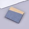 Carteira Curta Masculina Carteira de Lona Titular do Cartão Masculino De Uma Peça Jeans Duplo Carteira Masculina Carteira Masculina