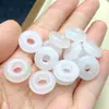Pendente Pingente Fivela Yuping de Jade Dourado Natural Anel de Segurança de Jade Dongling Fivela de Jade Acessórios Manuais DIY em estoque atacado
