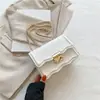 Bolso cuadrado pequeño popular con patrón de cadena para mujer, bolso de mujer, nuevo de moda otoño 2023, bolso bandolera simple con cadena