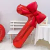 Globo Digital Rojo con Lazo de 32 pulgadas Decoración Fiesta Primer Año Ambiente Lugar de Cumpleaños Montaje Accesorios Venta al por Mayor
