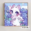Gatito Lindo con Bufanda Pintura al Óleo Digital para Colorear DIY Interactivo Padre-Hijo Amigable para Principiantes Pintura Decorativa Acrílica