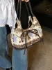 Bolso de Hombro Casual de Felpa de Gran Capacidad Estilo Étnico Estilo Coreano, Bolsa de Compras para Salidas, Bolso Tote Chaleco para Estudiantes