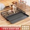 Inodoro para Perros Grandes, Medianos y Pequeños, Extraíble, Resistente a la Corrosión, Antideslizante y Antihumedad, Orinal para Perros Todo en Uno, Descargable