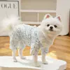 Ropa de faja de algodón primavera verano otoño ropa para perro mascota traje de aire acondicionado salida ropa de cuatro patas fábrica de suministros Bichon al por mayor