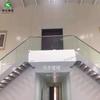 Fabricante de la Industria de Escaleras Shangbu de Foshan Suministra Barandales, Pasamanos, Balcón, Terraza, Corredor y Pasillo de Vidrio Templado Específicamente para Balcones