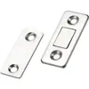 Sucção de porta invisível sem furos ultra-fina porta de correr porta de guarda-roupa sucção magnética ímã duplo Armário contas de toque magnético forte Toque magnético forte