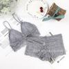 Uma Peça/Conjunto Roupa Interior Feminina Sem Aro Sutiã Envoltório de Mama Antiderrapante Estilingue All-match Base Tube Top Underwear Estudante