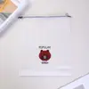 Bolsa fosca vazia com cordão, bolsa de viagem de urso, bolsa com cordão à prova de poeira para meias e sapatos, bolsa de embalagem para roupas